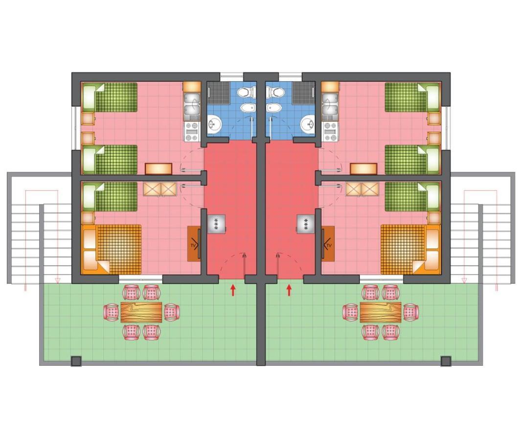 Vila Gridi- Apartamente Me Qera 斯比勒 外观 照片